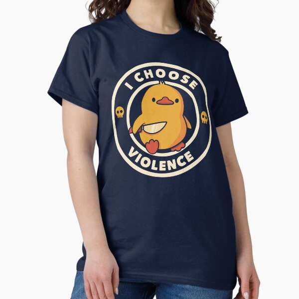 Aperçu de l'œuvre  Je choisis la violence Funny Duck par Tobe Fonseca créée et vendue par Tobe Fonseca®.