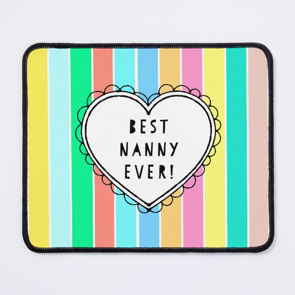 Item preview, Best Nanny Ever Heart On Stripes designed and sold by Adam Regester.
