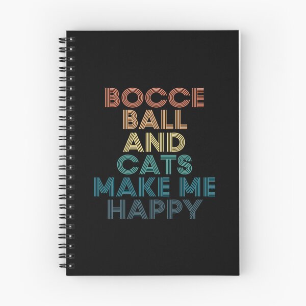 Item preview, Bocce ball And Cats Make Me Happy designed and sold by kindxinn.