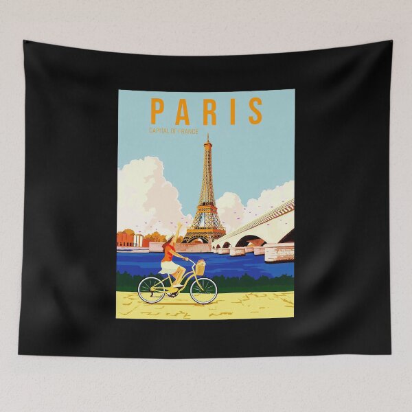 Item preview, Retro Style Paris Travel Paris France designed and sold by eddiebiccum26.