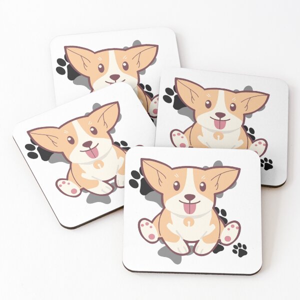 Item preview, Doggy foot prints with dog designed and sold by Beautyqueens Beautys.
