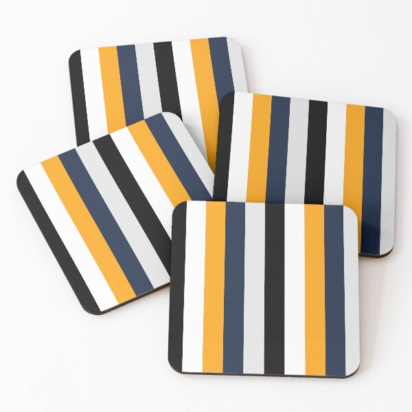 Item preview, Black, Yellow & Blue | Strips of Joy designed and sold by deepgoa.
