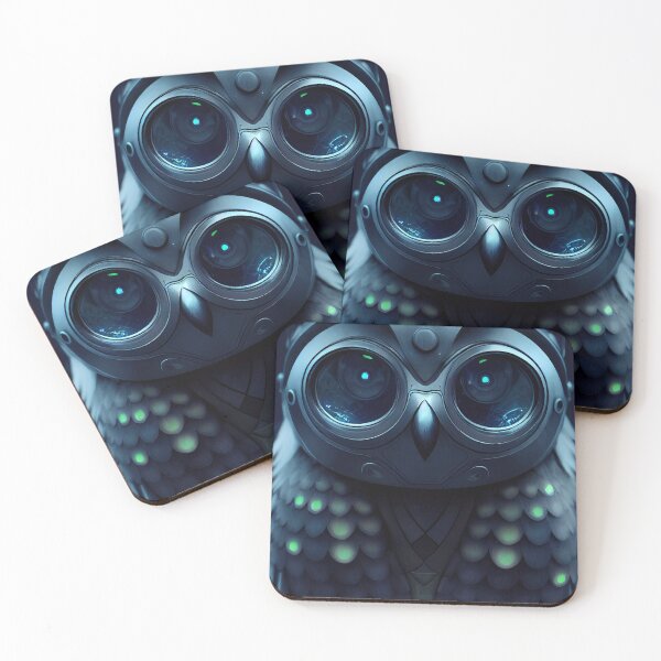 Item preview, Cybernetic cyberpunk robot owl - Midjourney designed and sold by AI1artist.