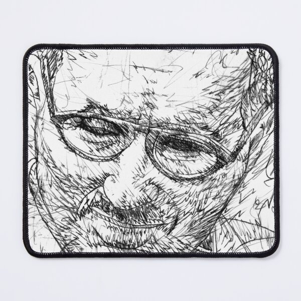 Item preview, BERTOLT BRECHT - black and white pencil portrait .1 designed and sold by lautir.