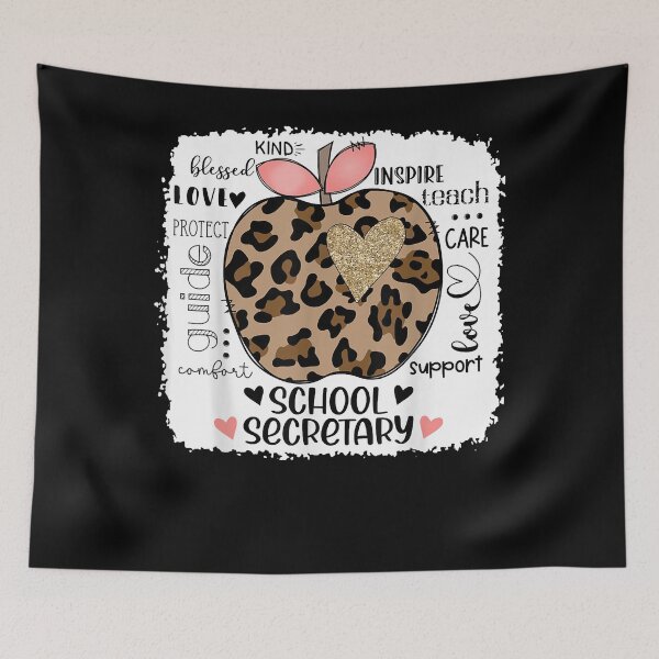 Item preview, Back To School First Day Of School Leopard School Secretary  designed and sold by michonzerbew.