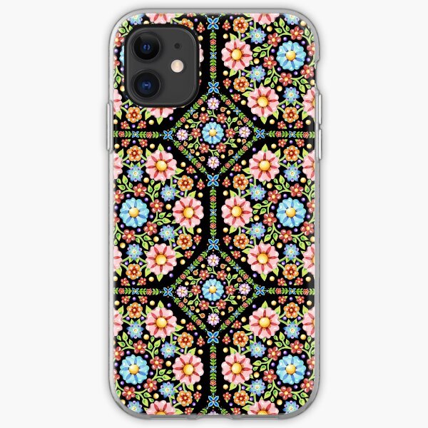 Millefiori Floral Flower Crown iPhone Soft Case