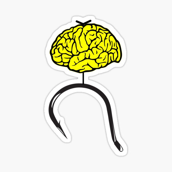 Item preview, Carp Fishing Graphic Hair Brained designed and sold by lifeisfunny.