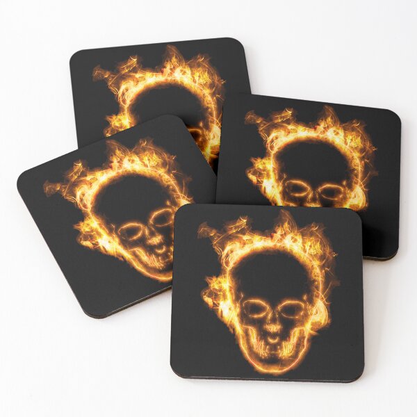Item preview, Halloween fire - burning skull designed and sold by Lolly's Lane Shoppe.