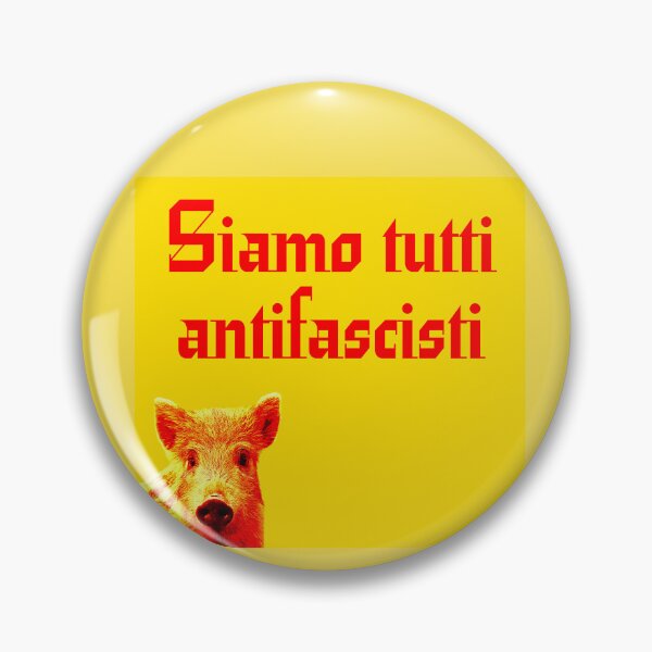 Item preview, Siamo tutti antifascisti boar designed and sold by Hellogrise.