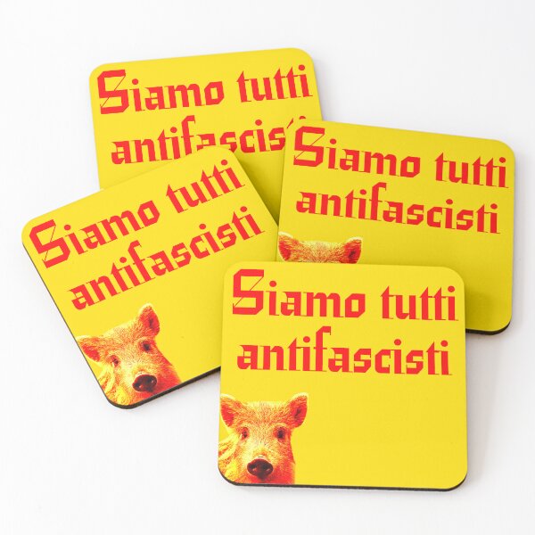Item preview, Siamo tutti antifascisti boar designed and sold by Hellogrise.