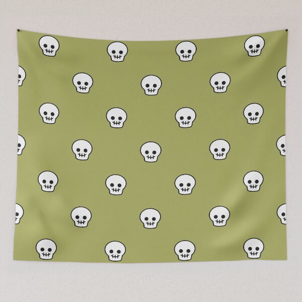 Item preview, Small skull pattern 1 designed and sold by LemonCreamyyyy.