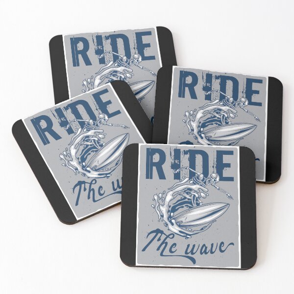 Item preview, Ride The Waves Surfing Skeleton designed and sold by eddiebiccum26.