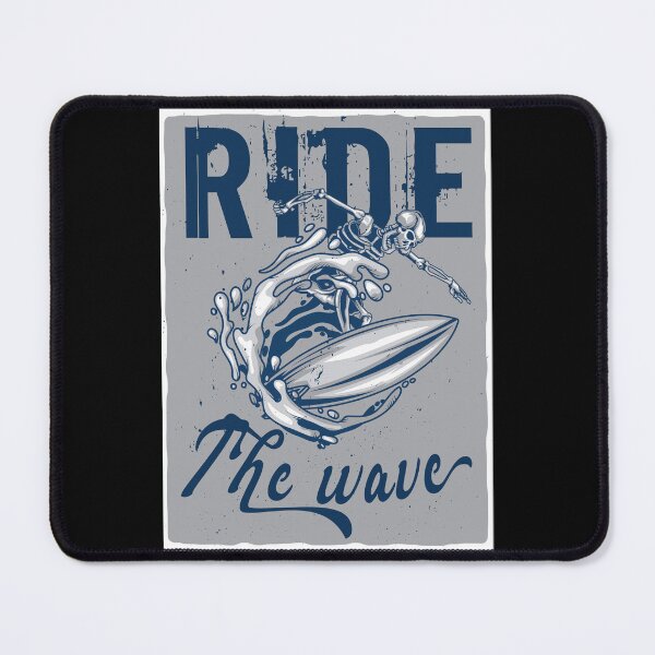 Item preview, Ride The Waves Surfing Skeleton designed and sold by eddiebiccum26.