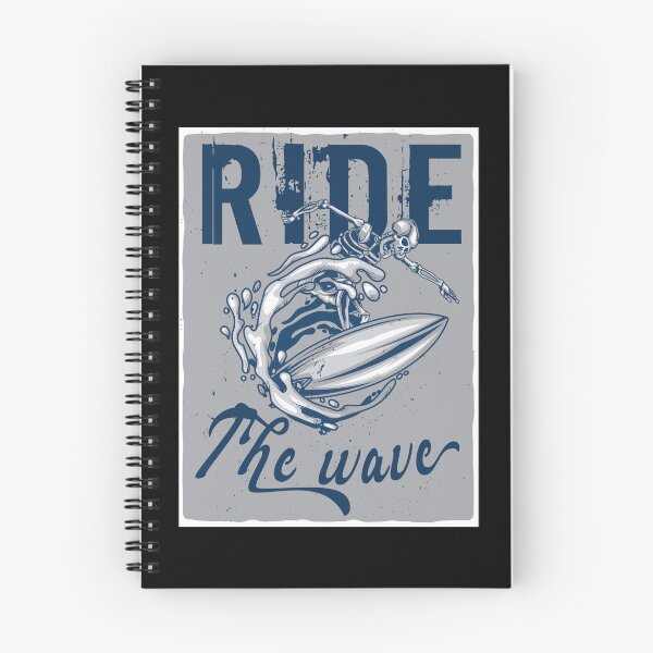 Item preview, Ride The Waves Surfing Skeleton designed and sold by eddiebiccum26.