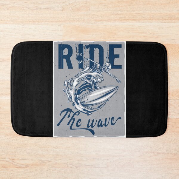 Item preview, Ride The Waves Surfing Skeleton designed and sold by eddiebiccum26.
