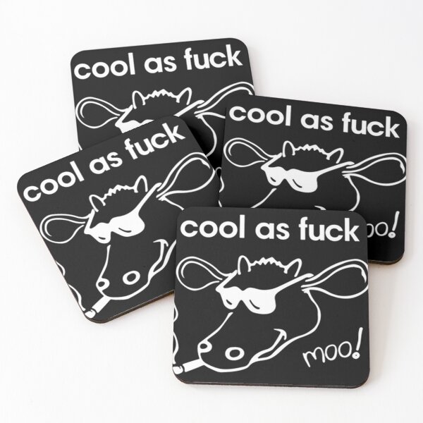 Item preview, as cool as moo, cool as fuck moo! designed and sold by LILYANNAGARDNER.