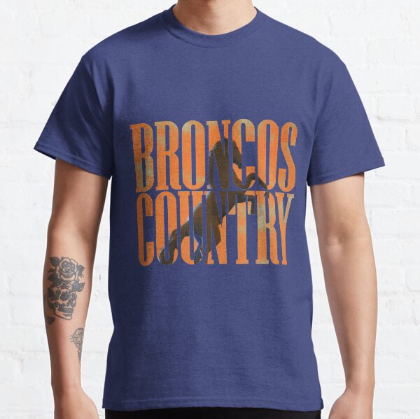 Broncos Country Miles Orange Classic T-Shirt