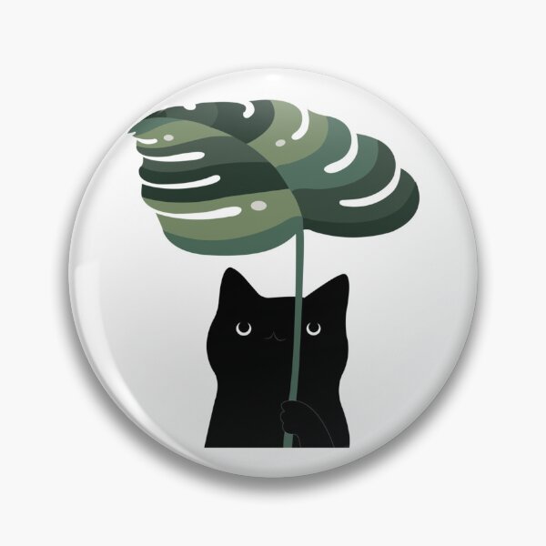 Item preview, Cat holding leaves art print   designed and sold by DandelionDe.