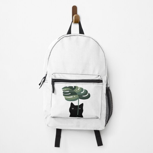 Item preview, Cat holding leaves art print designed and sold by DandelionDe.
