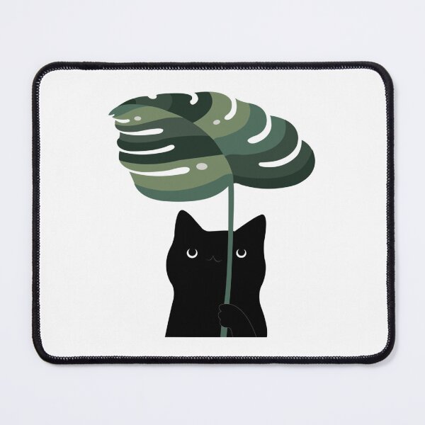 Item preview, Cat holding leaves art print   designed and sold by DandelionDe.