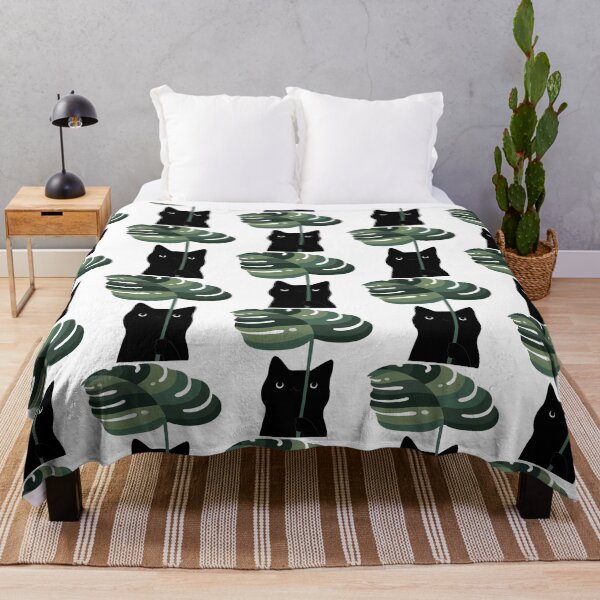 Item preview, Cat holding leaves art print   designed and sold by DandelionDe.