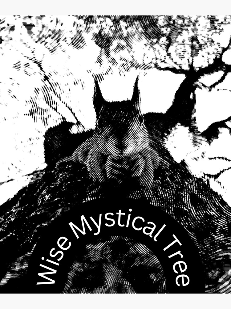 Wise Mystical Tree AI generator Poster for Sale by GraymanShop