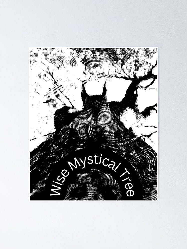 Wise Christmas Mystical Tree Poster for Sale by TheBigSadShop