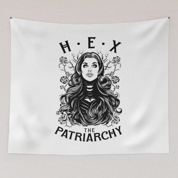 Item preview, Hex The Patriarchy Feminist Witch Halloween Gothic Pop Art designed and sold by GrandeDuc.