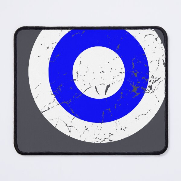 Item preview, Vintage White and Blue Roundel designed and sold by Irish-Nostalgia.