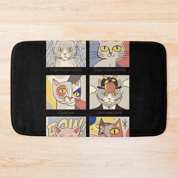 Item preview, Art History Impressionism cats funny meme designed and sold by LILYANNAGARDNER.