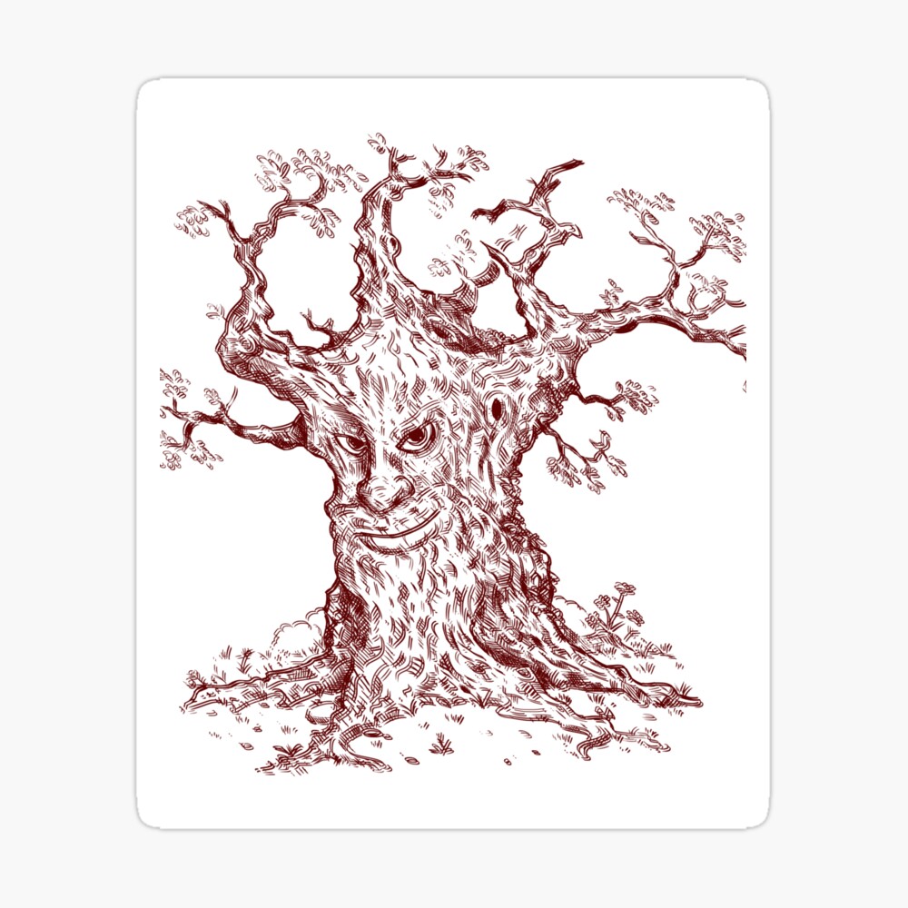 Wise Mystical Tree AI generator Poster for Sale by GraymanShop