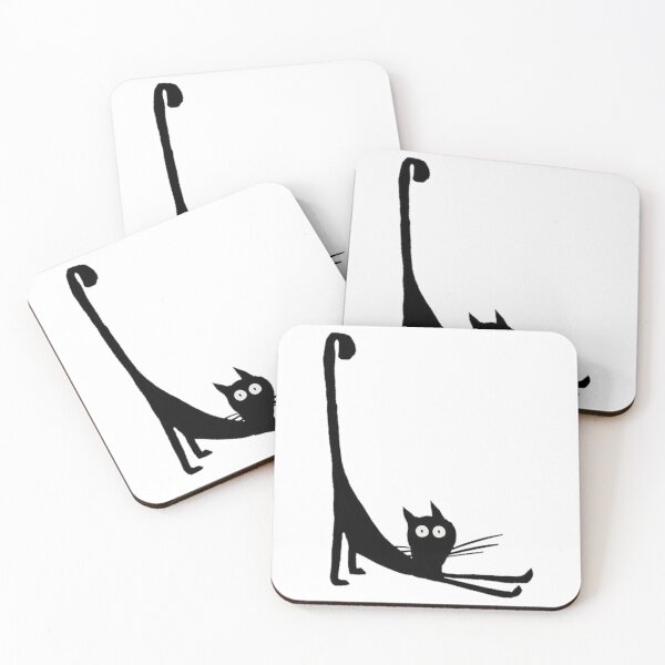 Item preview, Funny Black Cat Silhouette   designed and sold by DandelionDe.