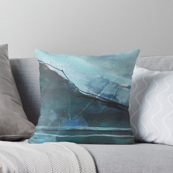 Aperçu de l'œuvre abstrait bleu turquoise créée et vendue par FainFun.