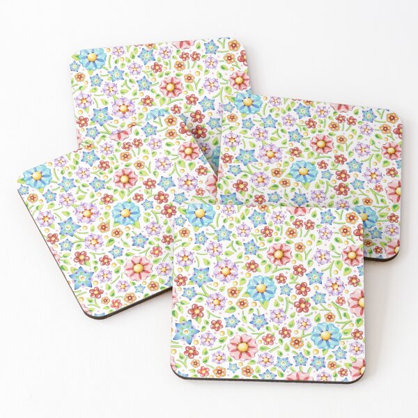 Item preview, Ditsy Millefiori Pattern designed and sold by PatriciaSheaDesigns.