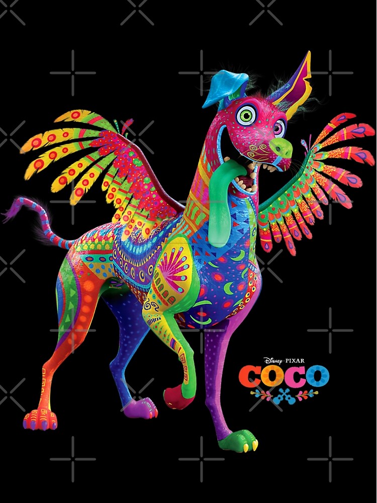 Coco Dante Alebrije Spirit Animal Poster For Sale By SophiaBarnard   Flat,750x,075,f Pad,750x1000,f8f8f8 