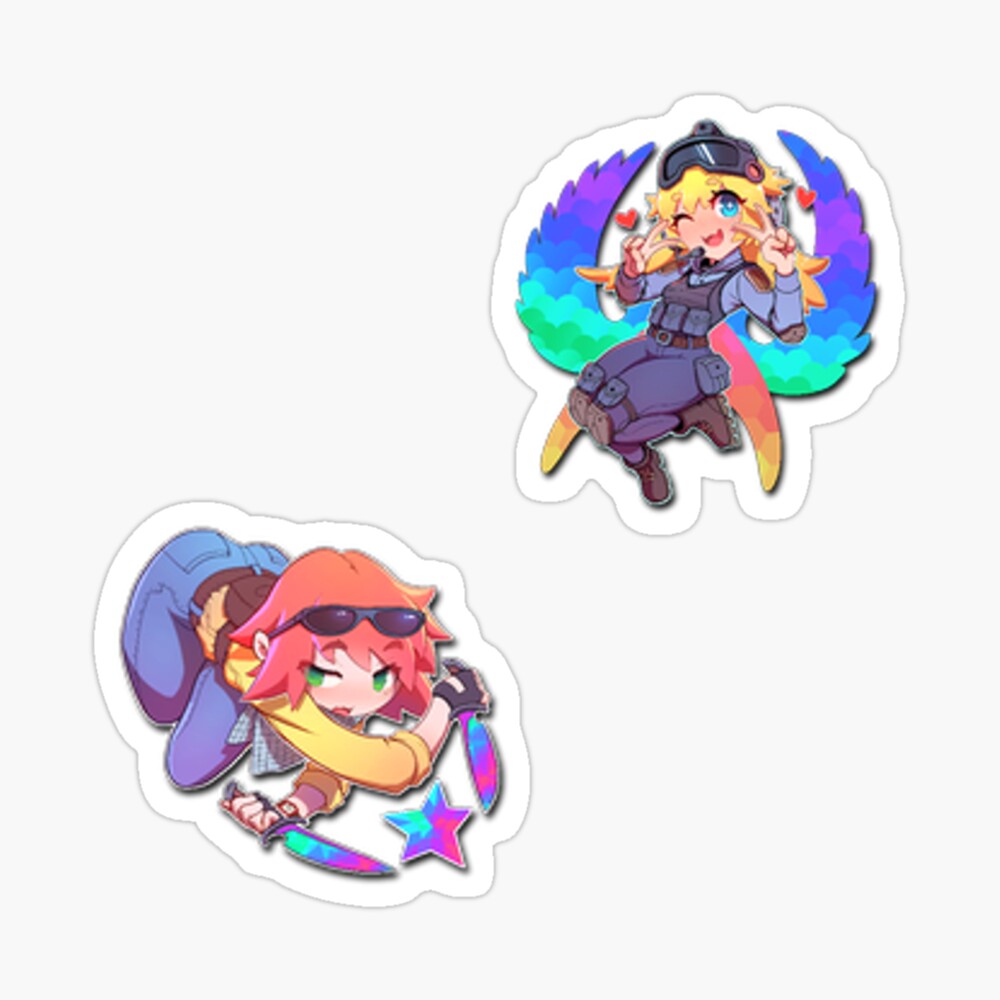 Csgo kawaii t sticker