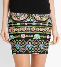 Millefiori Folkloric Stripe Minirock