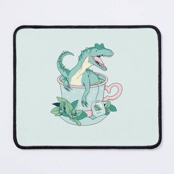 Item preview, Teacup Dinos: Mint Tea Allosaurus designed and sold by evekajander.