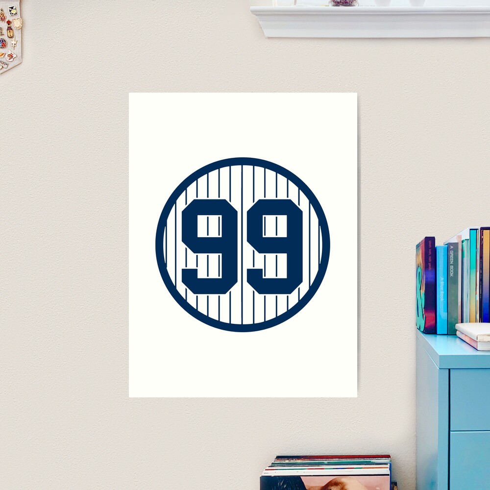 Aaron Judge Number Mounted Print for Sale by KevinMarks