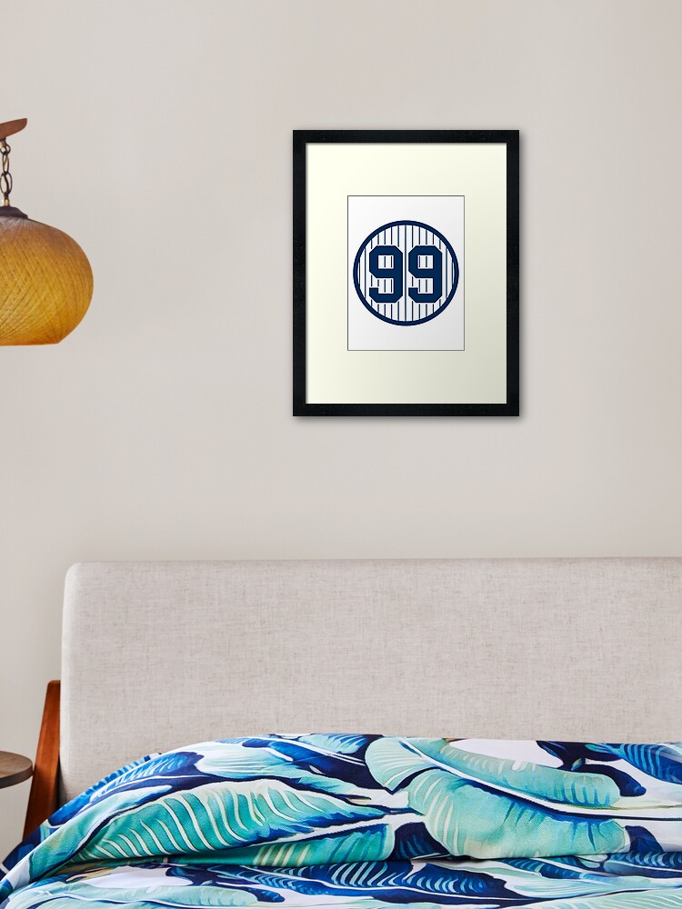 Aaron Judge Number Mounted Print for Sale by KevinMarks