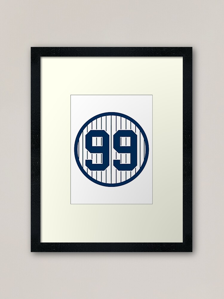 Aaron Judge Number Mounted Print for Sale by KevinMarks