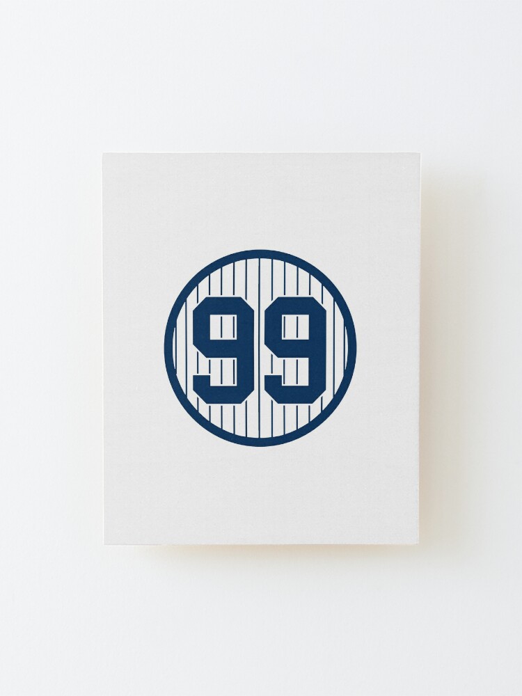 Aaron Judge Number Mounted Print for Sale by KevinMarks