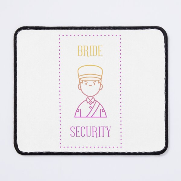 Item preview, Bride Security Pink for Bridal Party or Bridal Shower designed and sold by Kubala.