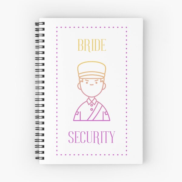 Item preview, Bride Security Pink for Bridal Party or Bridal Shower designed and sold by Kubala.