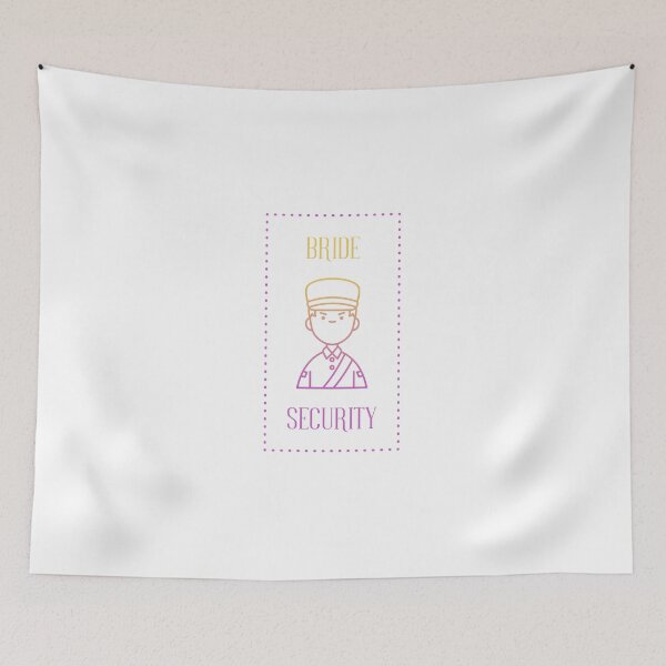 Item preview, Bride Security Pink for Bridal Party or Bridal Shower designed and sold by Kubala.