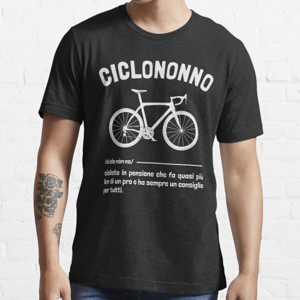 Ciclononno Frasi Bici Uomo Divertenti per il Nonno Ciclista Essential T- Shirt for Sale by grinta2021