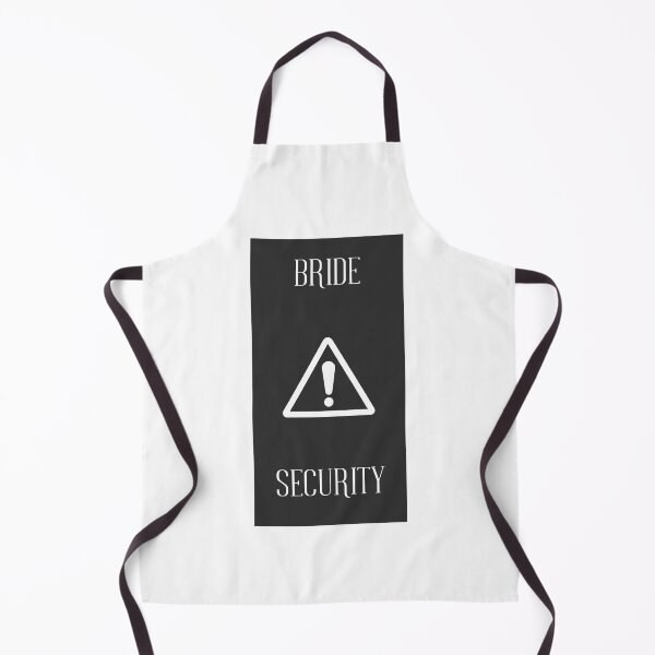 Item preview, Bride Security Black and White for Bridal Party or Bridal Shower designed and sold by Kubala.