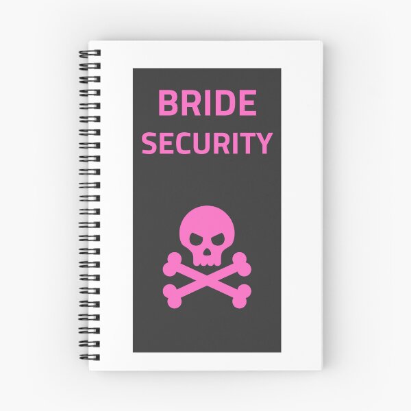 Item preview, Bride Security Dangerous Skull for Bridal Party or Bridal Shower designed and sold by Kubala.