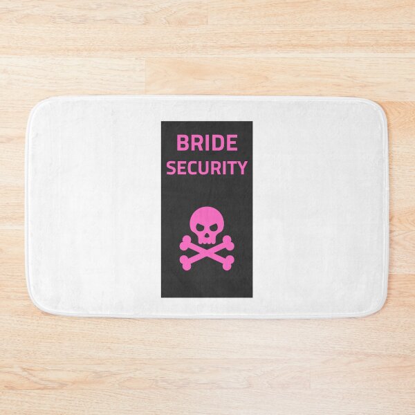 Item preview, Bride Security Dangerous Skull for Bridal Party or Bridal Shower designed and sold by Kubala.
