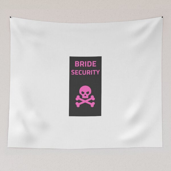 Item preview, Bride Security Dangerous Skull for Bridal Party or Bridal Shower designed and sold by Kubala.